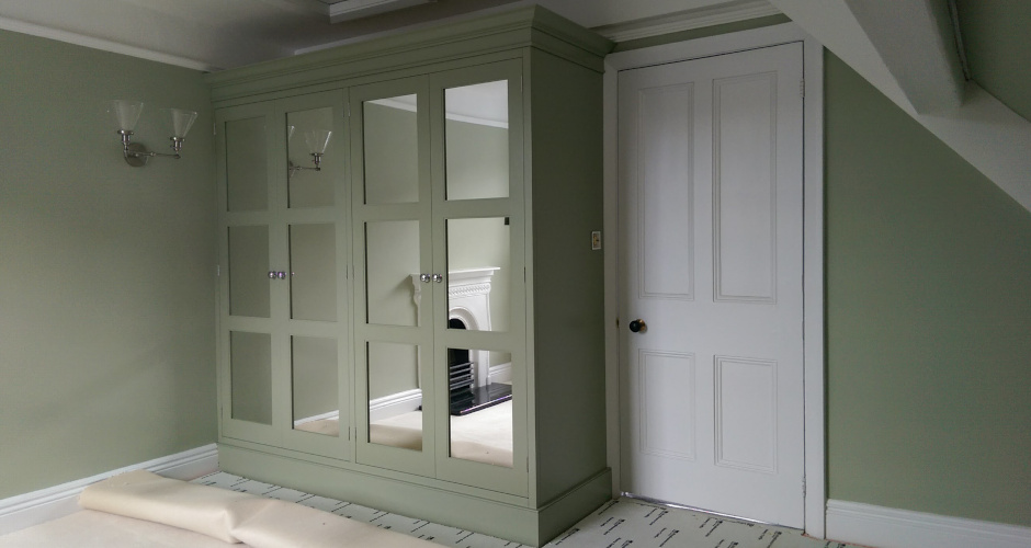 Painted Tulip Wood Wardrobes